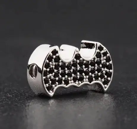 Batman Zirconia Bead Spacer for Necklaces and Bracelets - Lootquake