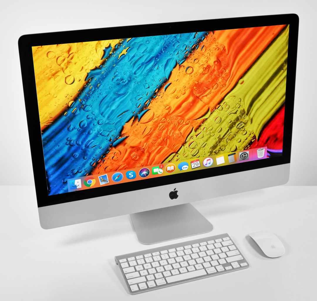 Apple iMac (27-inch 2015) 3.2 GHz i5 8GB-128GB RAM 500GB-1TB Storage (Silver)