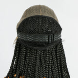 14" Short Braided Bob Wig | Lace Front | Heat Resistant | Black Women