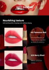 CHARMACY Moisturizing Luxury Lipstick Velvet High Quality Lipsticks Shiny Professional Korean Makeup Cosmetic for Lip Women