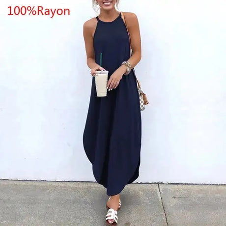 Sexy Sleeveless Summer Long Dresses - Lootquake