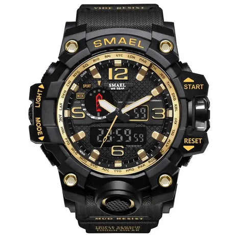 SMAEL Brand Men Sports Watches Dual Display - Lootquake