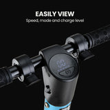 NNEDSZ Peak Electric Scooter 300W Power Up to 25km/h Adult Teens E-Scooter Easy Fold, Blue