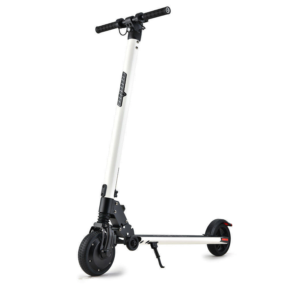 NNEDSZ Peak Electric Scooter 300W Power Up to 25km/h Adult Teens E-Scooter Easy Fold, White