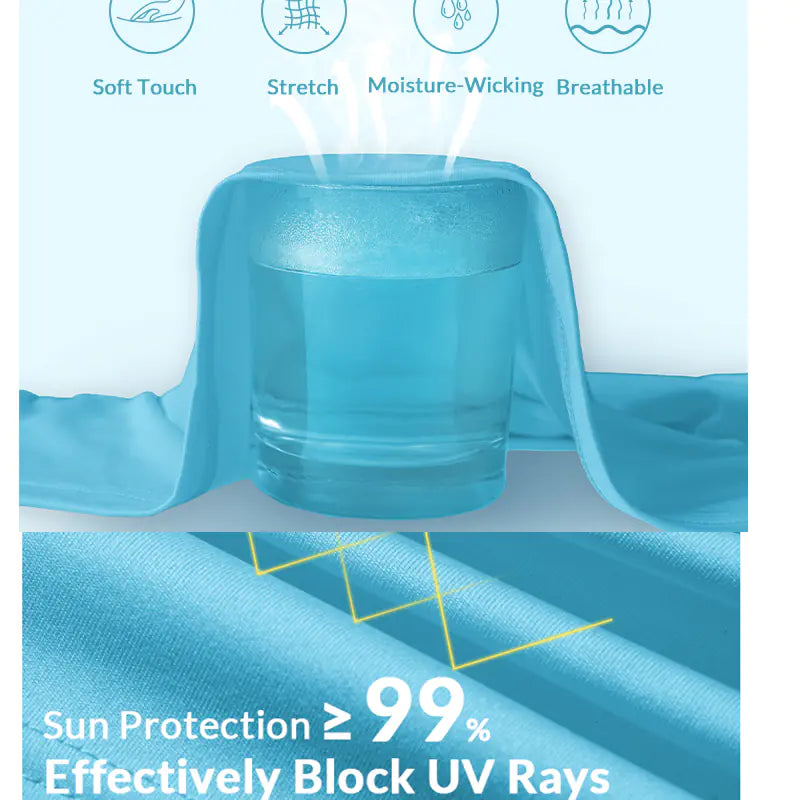 Camisetas de senderismo de secado rápido con protección solar UPF 50 para hombre