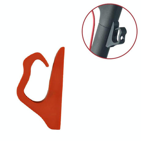 NNEDSZ Xiaomi M365 Electric Scooter Front Hook Holder - Hawk Design - Red-0