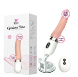 Consolador vibrador calentado realista con control remoto