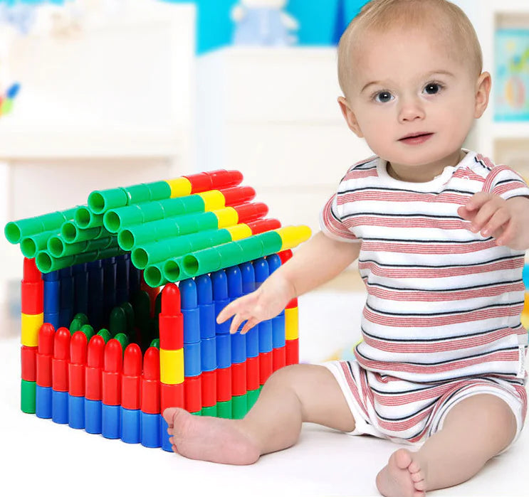 Children's Plastic Educational Building Blocks Toys - Lootquake