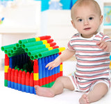 Children's Plastic Educational Building Blocks Toys - Lootquake