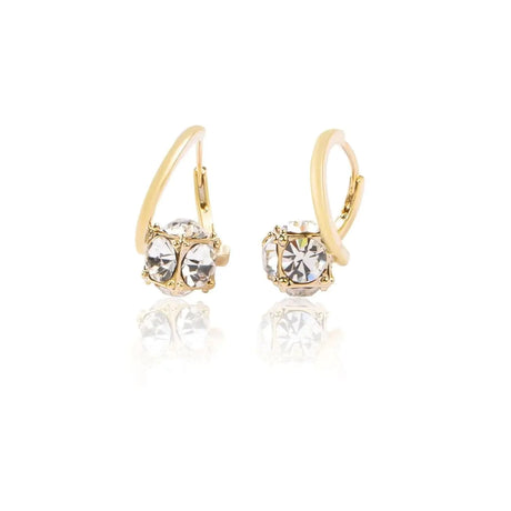 Lymphvity Earrings for Women Lymphatic Germanium Earrings Histone Lymphvity Acupuncture Earrings Lymphatic Drainage Earrings Cubic Zirconia Lymph Earrings for Women Jewelry (Gold) - Lootquake