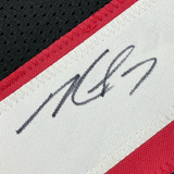 Camiseta de fútbol americano de Atlanta, negra, enmarcada, autografiada y firmada por Michael Mike Vick, 35 x 39, certificado de autenticidad (PSA/DNA)