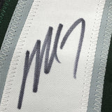 Camiseta de fútbol americano de Filadelfia, negra, enmarcada, autografiada y firmada por Michael Mike Vick, 35 x 39, certificado de autenticidad (PSA/DNA)