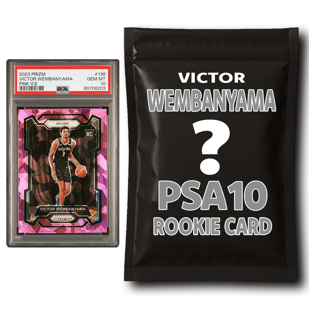 Paquete misterioso de tarjetas de baloncesto de novatos de Victor Wembanyama PSA 10 
