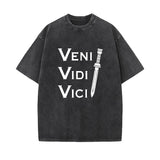 Vintage Veni Vidi Vici Washed T-shirt