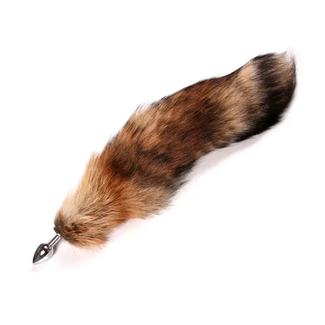 Fox Tail Anal Plug - Metal Pleasure Toy - Lootquake
