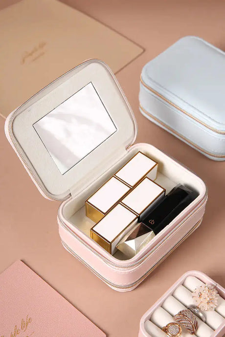 Portable Travel Jewelry Box for Earrings and Necklaces - Lootquake