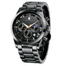 SAPPHERO Mens Watches Watches for Men Analog Watch Waterproof Watch Quartz Chronograph Date Display Stainless Steel Mens Wrist Watches Casual Business Gifts for Men Fashion Designer Mens Dress Watch - Lootquake