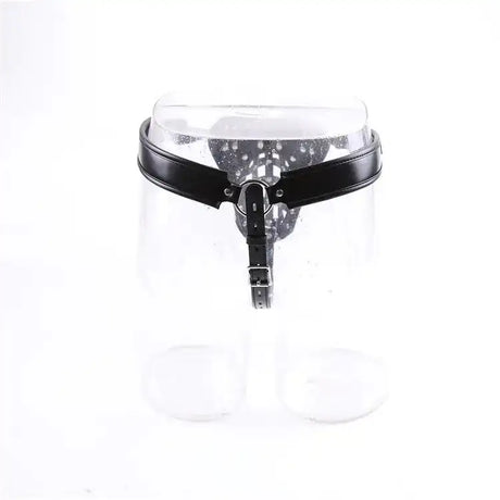 Leather Men's Chastity Belt with Cock Cage, Adult Toy - Lootquake