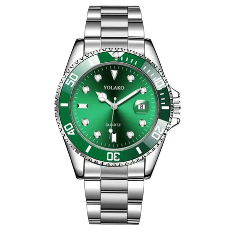 Men Silver Stainless Steel Waterproof Watches - Lootquake
