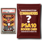 Washington Commanders PSA 10 Graded Rookie Card Mystery Pack