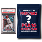Paquete misterioso de tarjetas de novato graduadas de la PSA 10 de los Washington Nationals