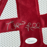 Camiseta de baloncesto blanca de Atlanta, enmarcada, autografiada y firmada por Spud Webb, 35 x 39, JSA COA