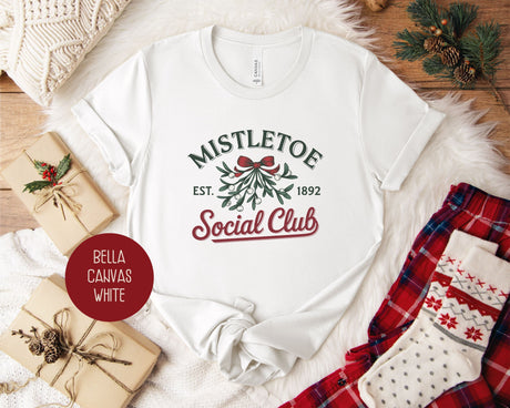 Mistletoe Social Club Christmas Shirt-11