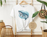 Linda camiseta de bebé con diseño de ballena