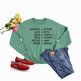 Women of the Bible Sweat Shirt-1