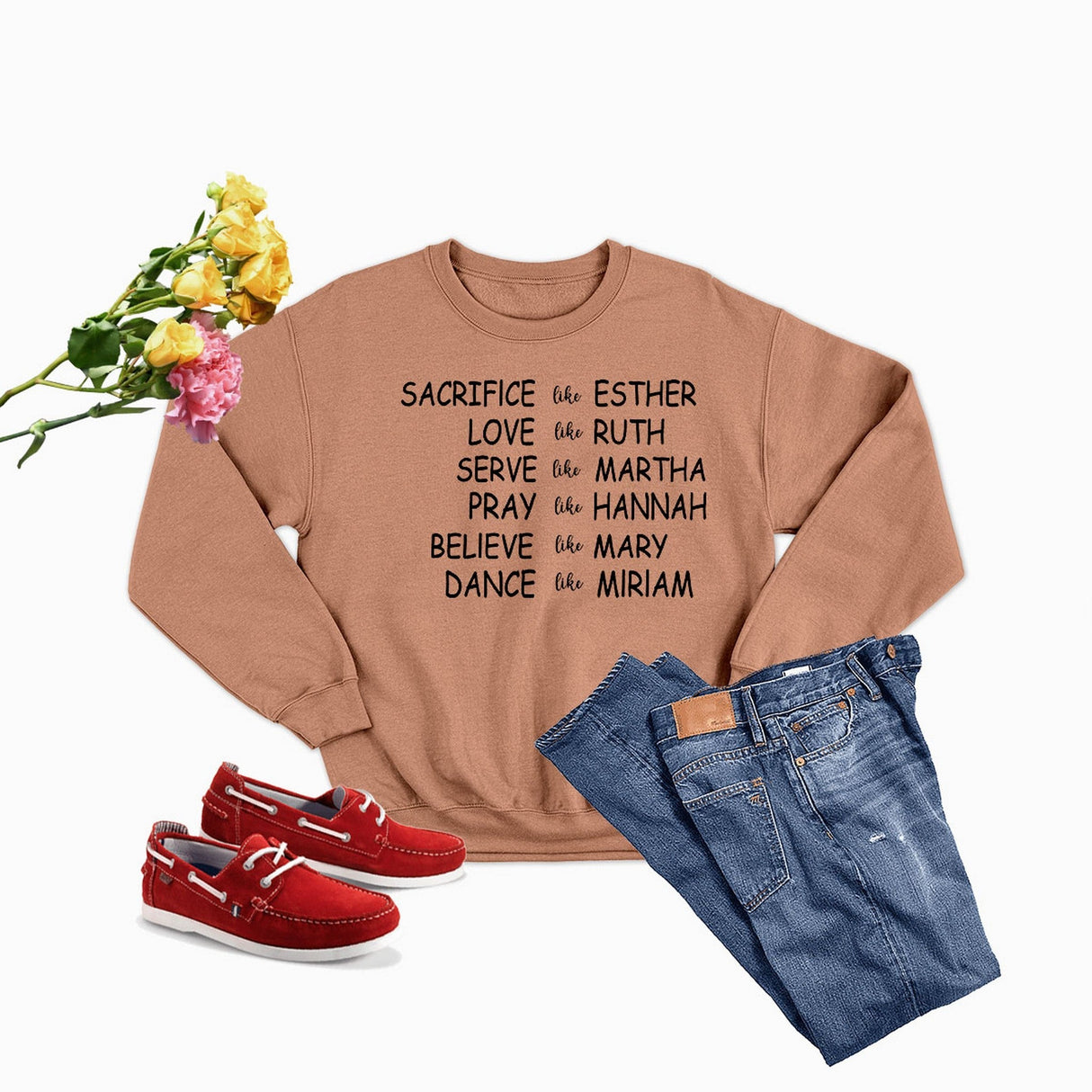 Women of the Bible Sweat Shirt-2