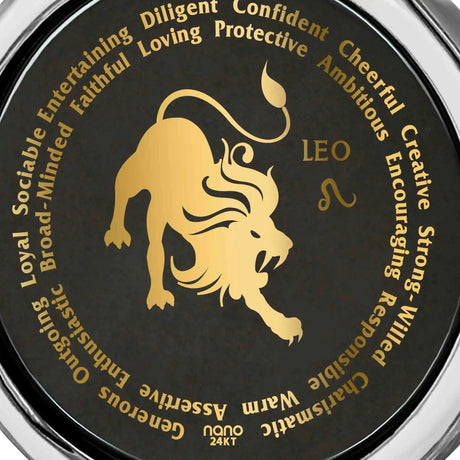 Leo Necklaces for Lovers of the Zodiac 24k Gold Inscribed - Lootquake