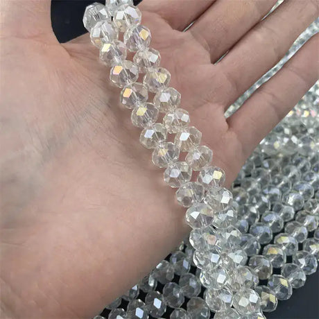 AB Glass Crystal Flat Beads for DIY Necklaces & Bracelets - Lootquake