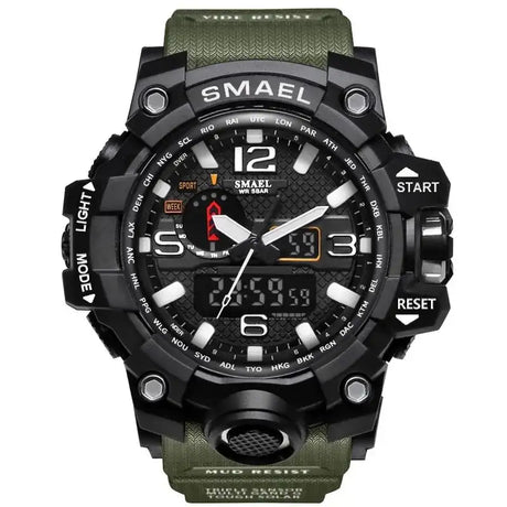 SMAEL Brand Men Sports Watches Dual Display - Lootquake
