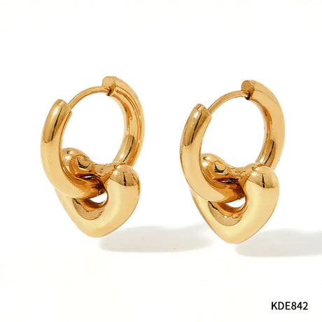 XINGX Earrings Stainless Steel Glossy Earrings - Lootquake