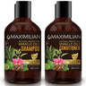 MAXIMILIAN All Natural Shampoo Deep Cleansing Natural Shampoo and Conditioner Set 10 Hair Oils & Provitamin B5 Vegan Shampoo and Conditioner Shampoo Natural Scented 2 x 16.9 Fl Oz