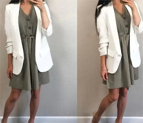 Short V-neck Summer Dresses - Lootquake