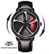 3D Spinning Mens Watches Car Rim - Lootquake
