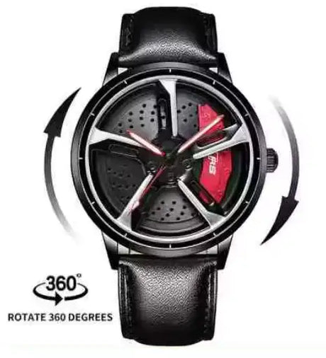 3D Spinning Mens Watches Car Rim - Lootquake