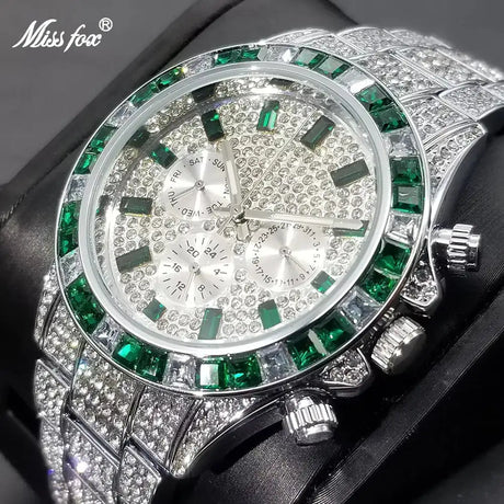 Diamond Calendar Watches - Lootquake