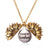 Trendy Sunflower Double-layer Engraved Pendant Necklaces - Lootquake