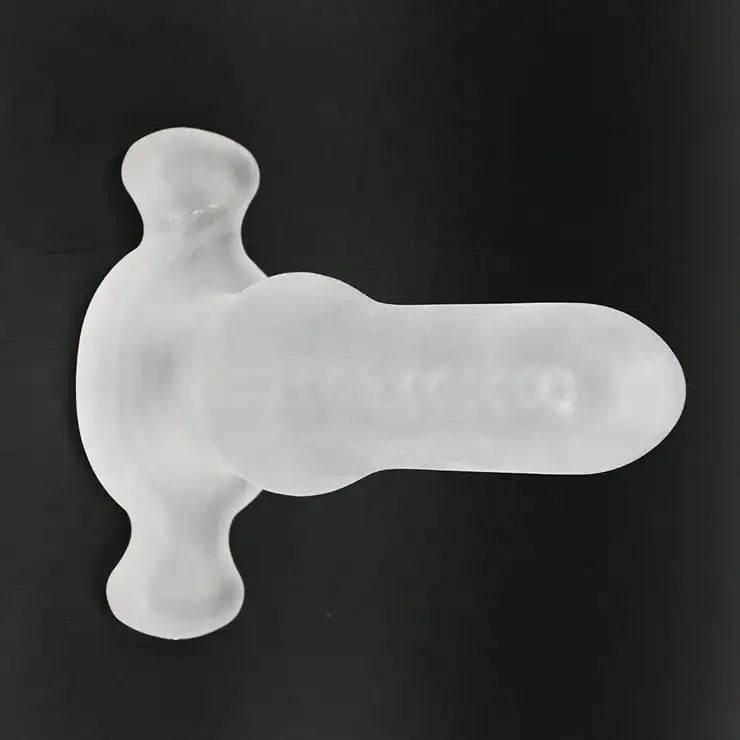 Tapón anal hueco de silicona blanda - Juguete para adultos