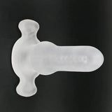 Tapón anal hueco de silicona blanda - Juguete para adultos