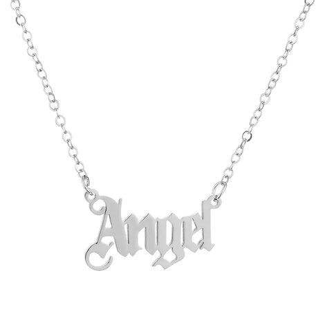 Gold Stainless Steel "Angel" and "Princess" Necklaces - Lootquake