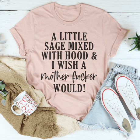 A Little Sage Mixed With Hood Tee-3