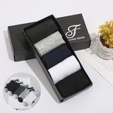 5 paires de chaussettes mi-mollet tendance ultra-confortables pour hommes - Respirantes, évacuant l'humidité, douces et extensibles pour une utilisation en extérieur en toutes saisons - Chaussettes décontractées unisexes pour un confort quotidien