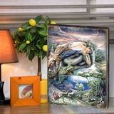 Mer Angel Fantasy Wooden Wall Art by Josephine Wall - Fantasy Decor - 852181-JW