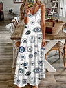 Spring And Summer Sling Women's Clothing Dress Digital Printing