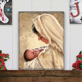 Mother of God Wall Art by D. Gelsinger - Nativity Holiday Decor  - 95685B-DG