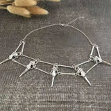 Fashionable New European And American Gothic Bird Skull Necklace - Lootquake