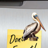 Pelicans Decorative Wooden Magnets Set of 6 by G. Debrekht - Coastal Decor - 8090014G-S6